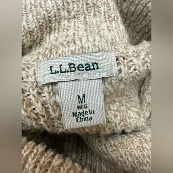L.L. Bean Women's Cowl Neck Sweater  size M - Picture 7 of 8